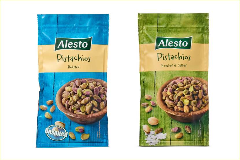 Veiligheidswaarschuwing Lidl Nederland Pistaches geroosterd & gezouten en Pistaches geroosterd van Alesto