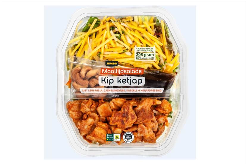 Veiligheidswaarschuwing Maaltijdsalade Kip Ketjap van Jumbo (melkallergie)