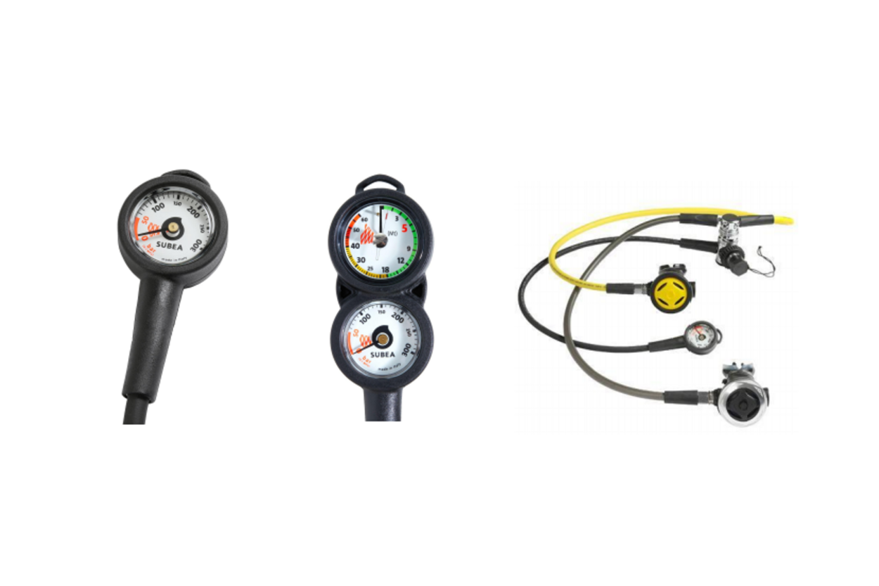 Veiligheidswaarschuwing Manometers Subea Decathlon