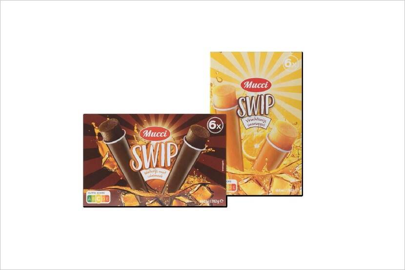 Veiligheidswaarschuwing Mucci SWIP ijs cola en sinaasappel ALDI