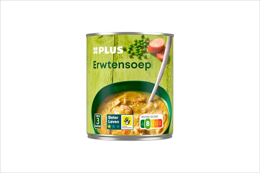 Veiligheidswaarschuwing PLUS Erwtensoep