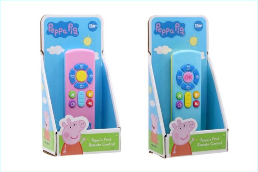 Veiligheidswaarschuwing Peppa Pig afstandsbediening van Eldohm