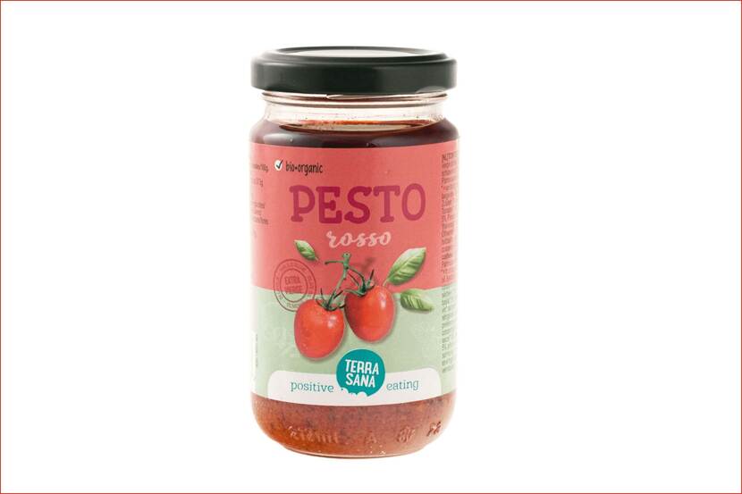 Veiligheidswaarschuwing Pesto Rosso van Terra Sana
