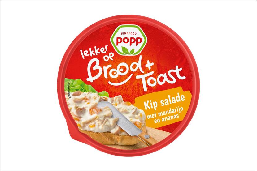 Veiligheidswaarschuwing Popp Brood en Toast kipsalade (selderij- en mosterdallergie)