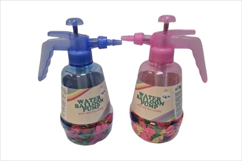 Veiligheidswaarschuwing Primark Waterballonpomp