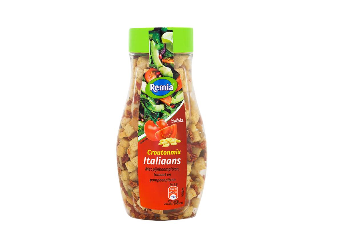 Veiligheidswaarschuwing Remia Salata Croutonmix Italiaans