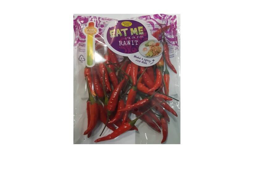 Veiligheidswaarschuwing Rode Rawit Peper 50 gram (Natures Pride) Makro