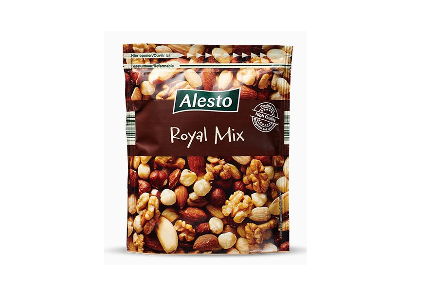 Veiligheidswaarschuwing Royal Mix van het merk Alesto, Lidl (allergenen pinda en cashewnoot)