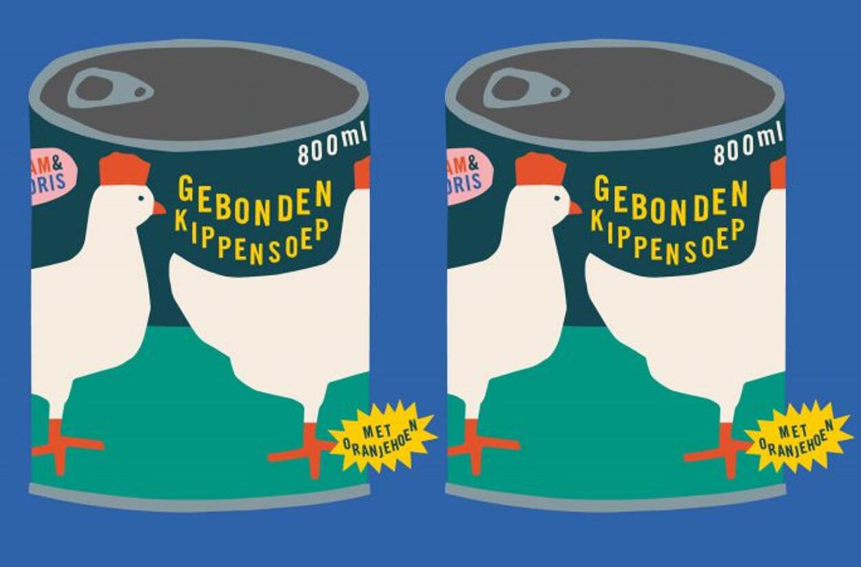 Veiligheidswaarschuwing Sam & Joris gebonden kippensoep