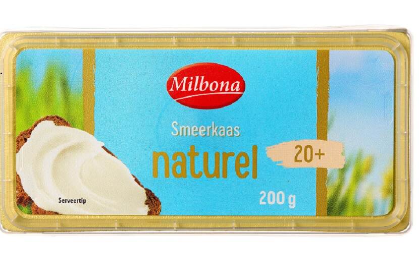 Veiligheidswaarschuwing Smeerkaas naturel 20+ van Milbona