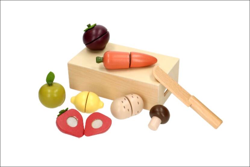 Veiligheidswaarschuwing Snijsetje groente en fruit van Dille & Kamille