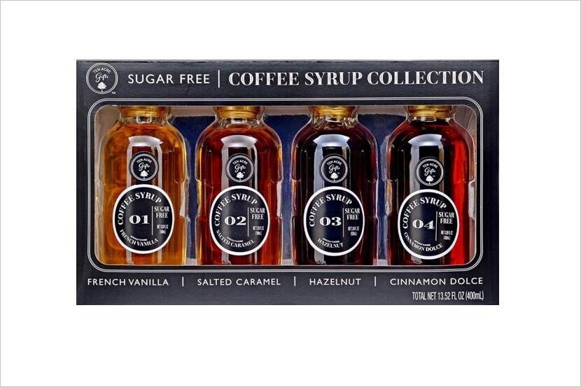 Veiligheidswaarschuwing Ten Acre Gifts koffiesiroopset (tarwe-, soja-, noten- en/of pinda-allergie)