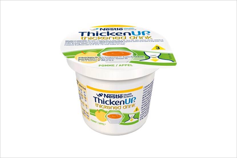 Veiligheidswaarschuwing ThickenUP THICKENED DRINK pomme/appel
