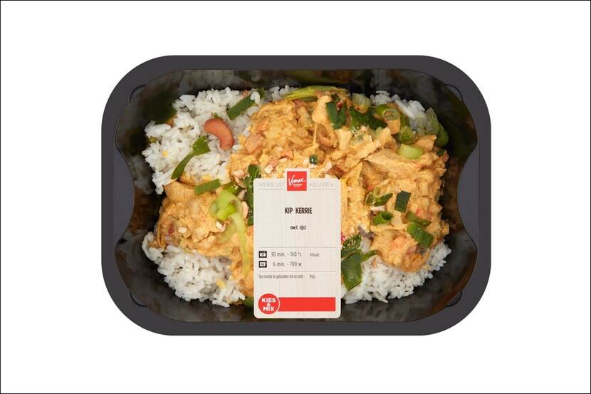 Veiligheidswaarschuwing Vomar Maaltijd Kip Kerrie (schaaldierenallergie)
