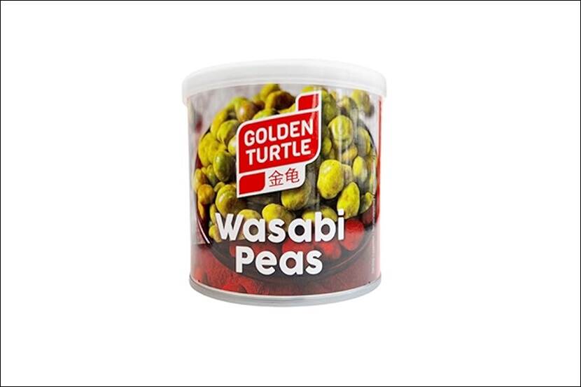 Veiligheidswaarschuwing Wasabi Peas van Golden Turtle (pinda-allergie)