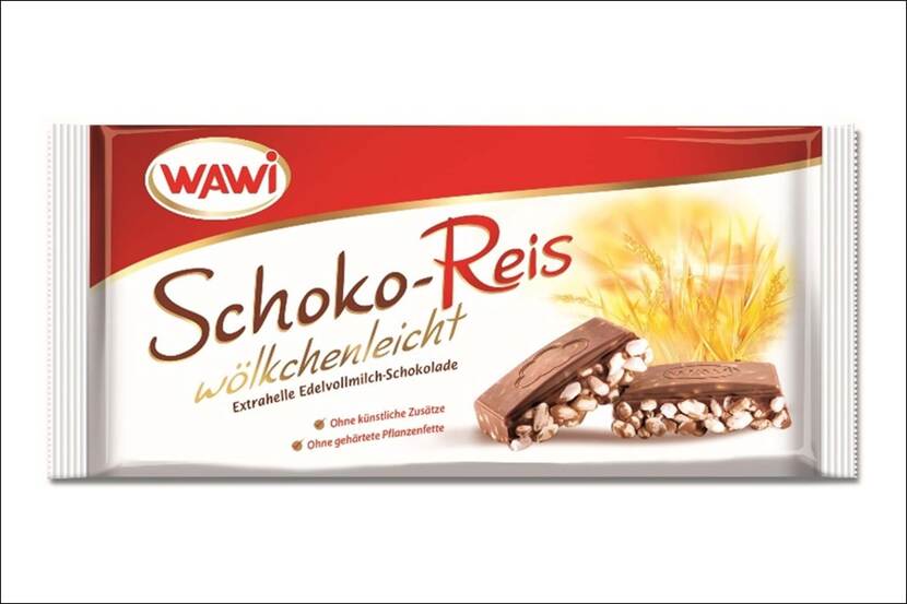Veiligheidswaarschuwing Wawi melkchocoladereep pofrijst van PLUS en COOP
