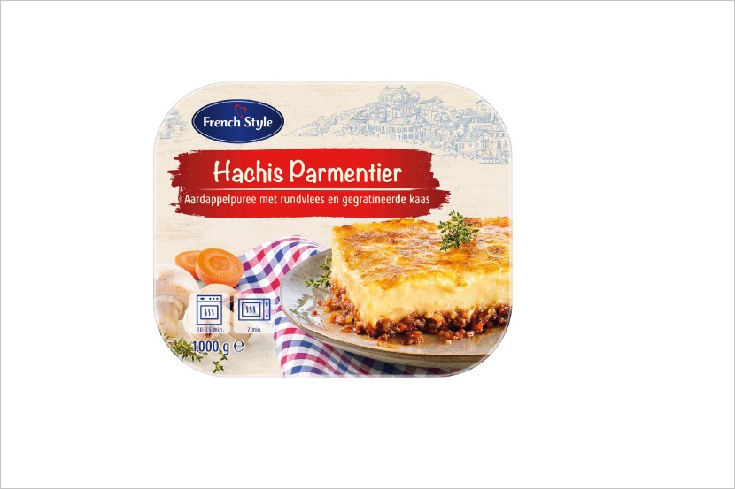 Veiligheidswaarschuwing aardappelpuree met rundvlees en gegratineerde kaas Lidl (mosterd- en/of selderijallergie)