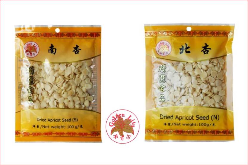 Veiligheidswaarschuwing abrikozenpitten van Golden Lily