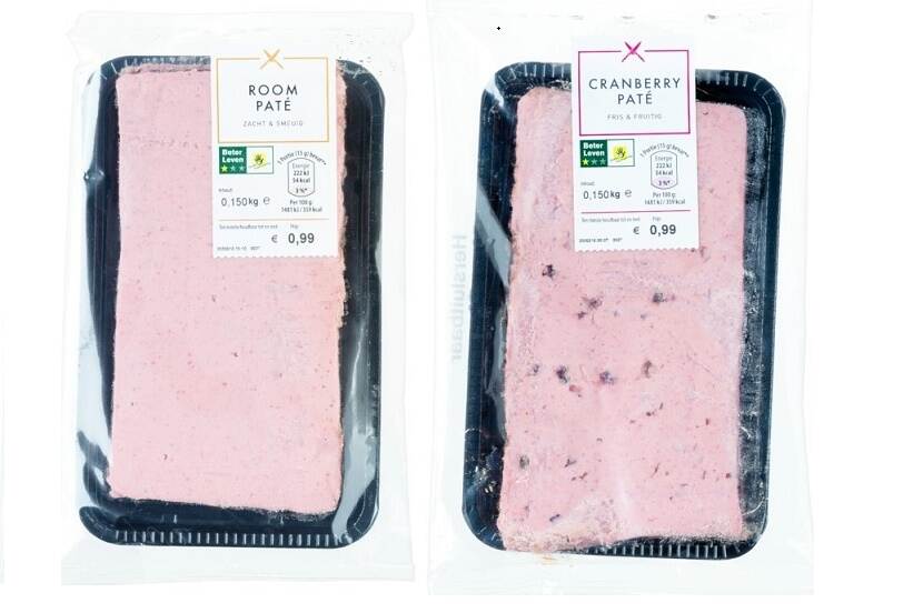 Veiligheidswaarschuwing cranberrypaté en roompaté verkocht bij Aldi (notenallergie)