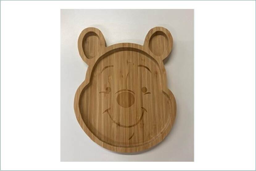 Veiligheidswaarschuwing eetbord voor kinderen 'Winnie the Pooh Plate' van Primark