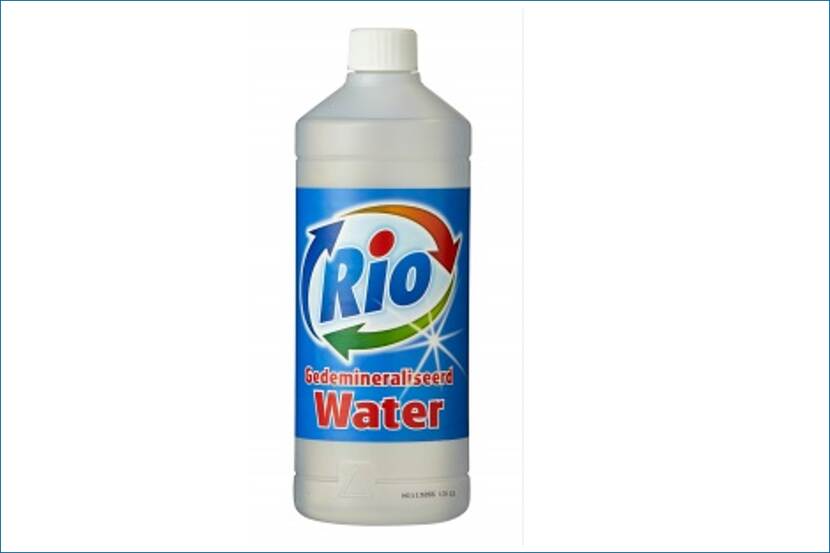 Veiligheidswaarschuwing gedemineraliseerd water Rio Hoogvliet