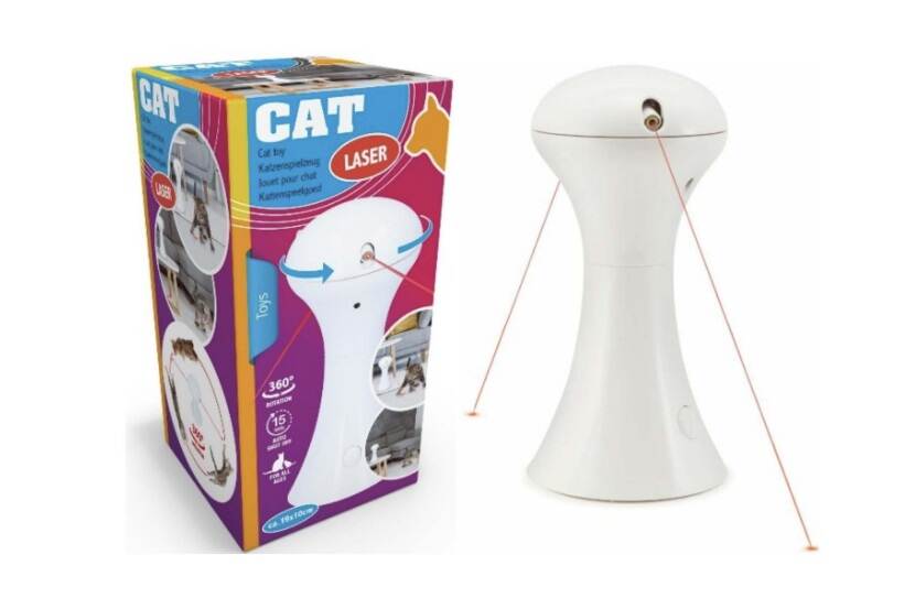 Veiligheidswaarschuwing kattenspeelgoed Cat laser