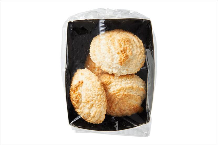 Veiligheidswaarschuwing kokosmakronen van Bakkerij Dam (melkallergie)