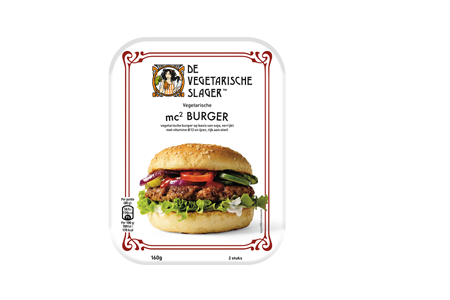 Veiligheidswaarschuwing vegetarische mc2 Burger De Vegetarische Slager