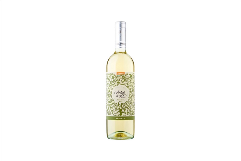 Veiligheidswaarschuwing witte wijn Arbol de Vida Verdejo (allergenen)